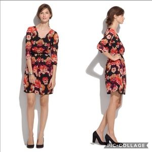 Madewell Broadway & Broome Mirror Floral Dress